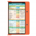 WhiteCoat Clipboard® - Orange Ovarian/Adnexal Sonography Edition